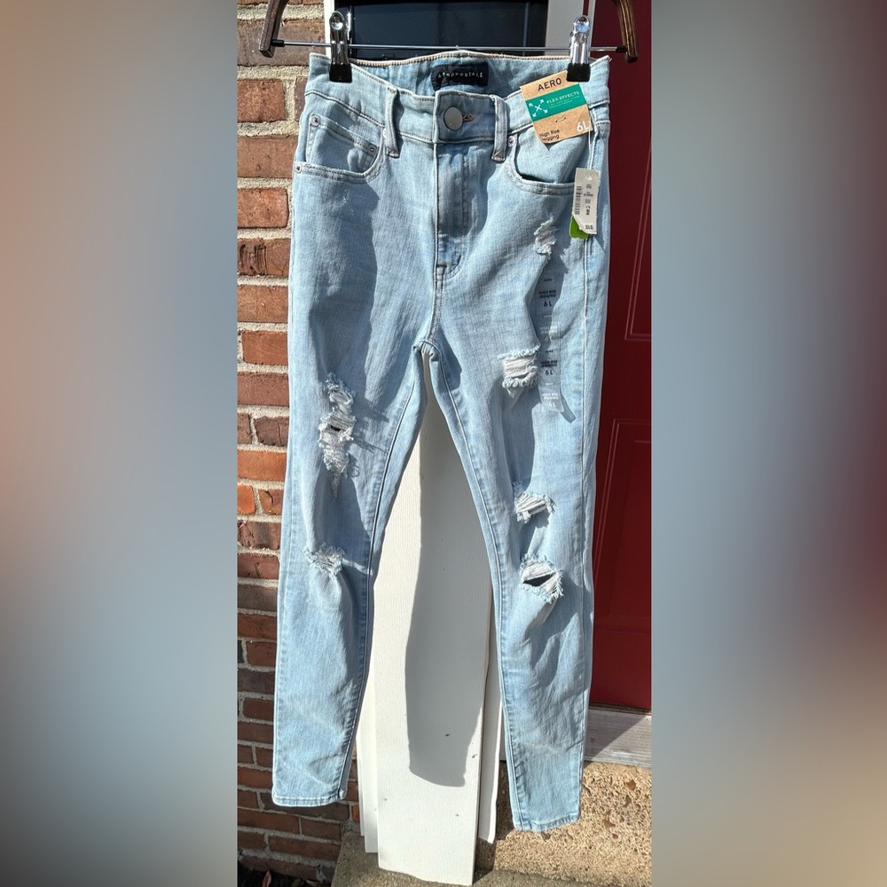 NWT Aeropostale Light Blue Women's Jeans, Size 6L